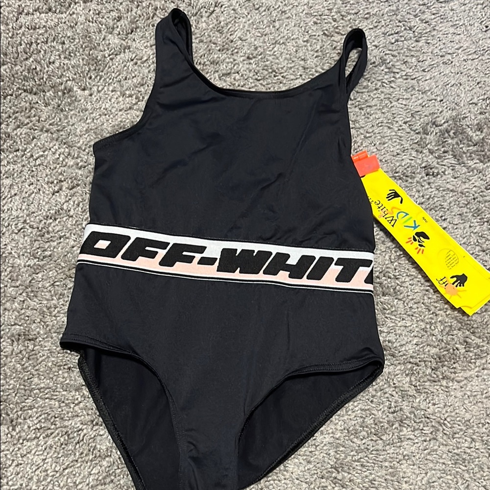Off-White Black One-Piece Swimsuit